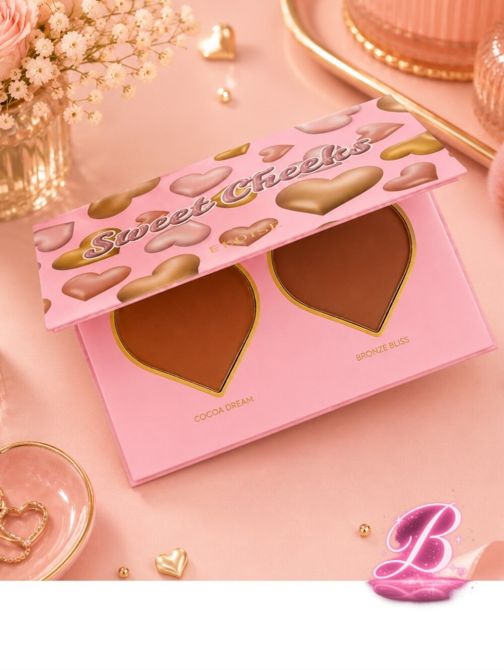Eloise Beauty Sweet Cheeks Bronzing Palette - "Cocoa Dream & Bronze Bliss"